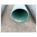 18' x 14' SDR 35 plastic pipe