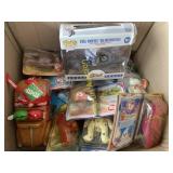 Box Of Vintage Toys And Beanie babies RWE