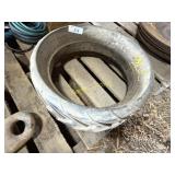 Planter wheel & Hitch for planter.
