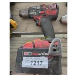 Milwaukee hammer drill with 9.0 battery