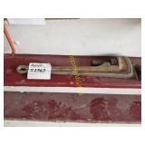 Rigid 24' pipe wrench  BLEACHERS