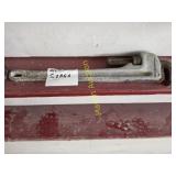 Rigid 24' pipe wrench  BLEACHERS