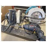 Bosch circular saw Makita circular saw and Bosch