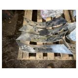 5 New Sweeps W/ Bolts & Nuts For The Chisel Plow