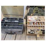 Two Fishing Tackle Boxes   RWB