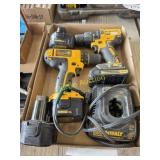 2 Dewalt drills