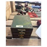 Toolbox with electrical connections and bit tips