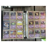 binder of vintage Pokï¿½mon cards  RWE