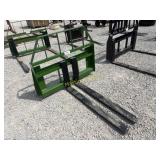 JD 48' Kivel pallet fork attachments for JD