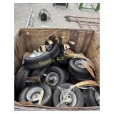 Box of 6' rims/tires