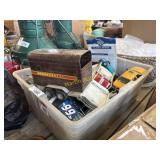 box of vintage diecast