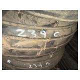 Unused 9.5-15 tire on 8 bot rim