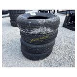4 new ST205/75R15 radial trailer tires