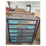 Toolbox with motorcycle parts