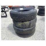 4 new ST235/85R16 radial trailer tires