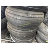 Unused 12.5-16' 12 ply tire mounted on 8 hole rim.