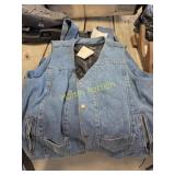 Jean vests &  leather chaps   RWB