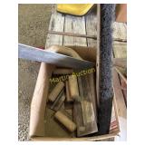 Trowels and masonry brush