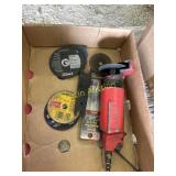 Air grinder with cutting wheels