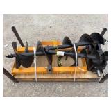 GIYI skid steer loader auger and extra rod +