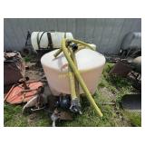 400 Gallon Poly Water Tank W/ Transfer Pump