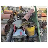 Big scrap pile by the Hog shed