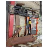 gun rack,  gun cleaning kit,     RWB