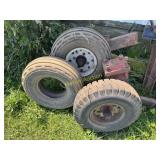 Guage wheels & extra tire