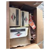 Briggs and Stratton air filters and assorted parts