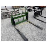 JD 48' Kivel pallet fork attachments for JD