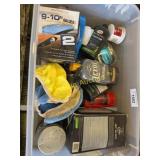 Box full of car cleaning