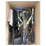 Box of tools and cutting tools