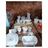 White glassware