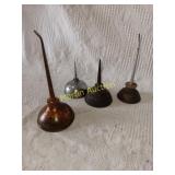 Vintage Oil Cans (small - 4)  +