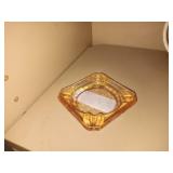 Depression glass ash tray
