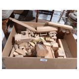 Wooden semis and trailers