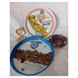 Beer Tray (2), Ashtray, Makeup Case +