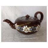 Vintage Brown Betty Teapot +