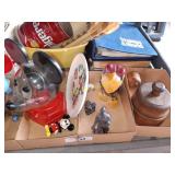 Hickey mouse memorabilia,figurines and butter