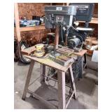 Drill press and hand sander