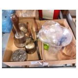 Bells and glassware, ashtray