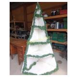 Christmas tree shelf