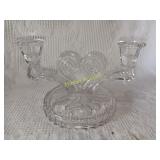 Glass Candle Holder +