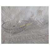 Glass bowl and Flower Holder +