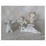 White Glass Angels (4)  +
