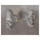 White Glass Angels (2)  +