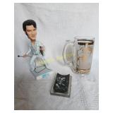 Elvis Bobble Head and Mug +
