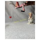 Glass Figurines (2) +