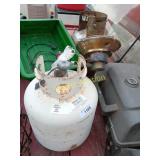 Propane tank and mr heater