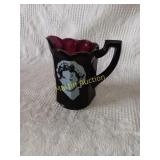 Shirley Temple Red glass w/ handle +
